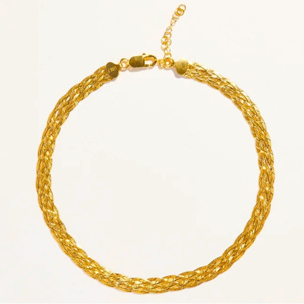 Pamela Love Braided Herringbone Thick Chain